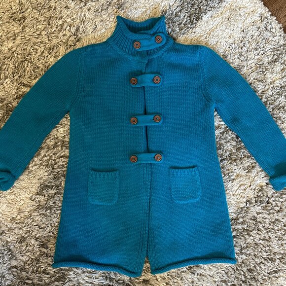 Tucker & Tate Kid/Toddler Wool Sweater/Coat with Buttons - Size 5/6 - Picture 1 of 5